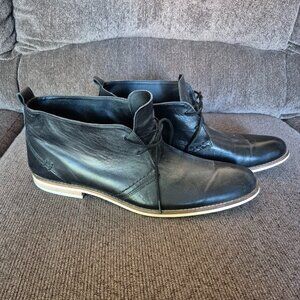 Black Arlo Mens Dress Shoes. Size 10